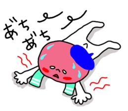 The Ghost with beret2 sticker #3000072