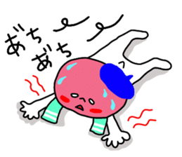 The Ghost with beret2 sticker #3000072