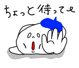 The Ghost with beret2 sticker #3000084