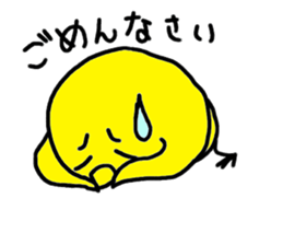 Yellow bird Kisuke. sticker #3000149