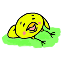 Yellow bird Kisuke. sticker #3000153