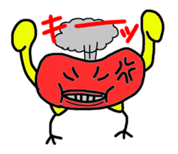 Yellow bird Kisuke. sticker #3000159