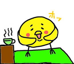 Yellow bird Kisuke. sticker #3000164