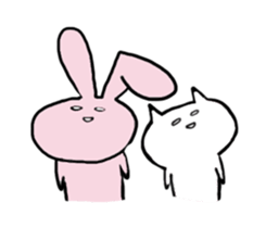 Neko&Usasan sticker #3000172
