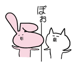 Neko&Usasan sticker #3000175