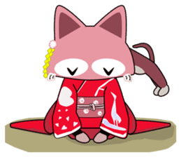 ORI'S STICKER HAT'S "OSANPO NECOKO" sticker #3000371