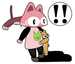 ORI'S STICKER HAT'S "OSANPO NECOKO" sticker #3000373