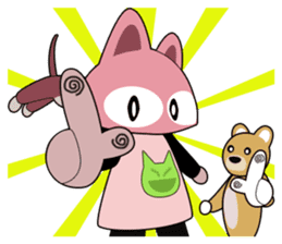 ORI'S STICKER HAT'S "OSANPO NECOKO" sticker #3000377