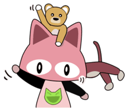 ORI'S STICKER HAT'S "OSANPO NECOKO" sticker #3000378