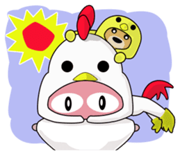 ORI'S STICKER HAT'S "OSANPO NECOKO" sticker #3000380