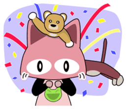 ORI'S STICKER HAT'S "OSANPO NECOKO" sticker #3000383