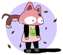 ORI'S STICKER HAT'S "OSANPO NECOKO" sticker #3000386