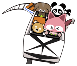 ORI'S STICKER HAT'S "OSANPO NECOKO" sticker #3000388