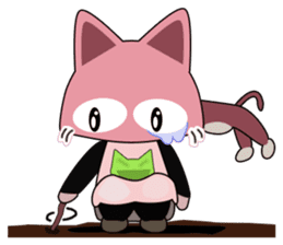 ORI'S STICKER HAT'S "OSANPO NECOKO" sticker #3000389