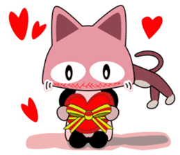 ORI'S STICKER HAT'S "OSANPO NECOKO" sticker #3000392