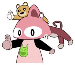 ORI'S STICKER HAT'S "OSANPO NECOKO" sticker #3000393