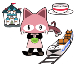 ORI'S STICKER HAT'S "OSANPO NECOKO" sticker #3000398