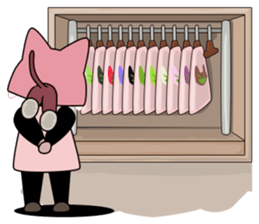 ORI'S STICKER HAT'S "OSANPO  NECOKO" sticker #3000400