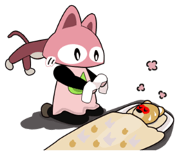 ORI'S STICKER HAT'S "OSANPO  NECOKO" sticker #3000405