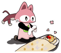 ORI'S STICKER HAT'S "OSANPO NECOKO" sticker #3000405