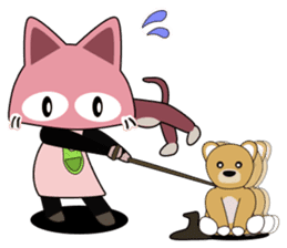 ORI'S STICKER HAT'S "OSANPO NECOKO" sticker #3000407