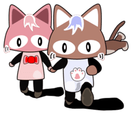 ORI'S STICKER HAT'S "OSANPO NECOKO" sticker #3000409