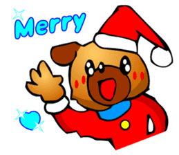 Pug The Dog (Christmas) sticker #3000513
