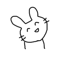 Rabbit mock sticker #3000653