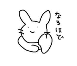 Rabbit mock sticker #3000654