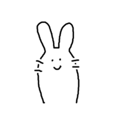 Rabbit mock sticker #3000663