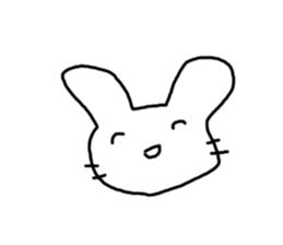 Rabbit mock sticker #3000670