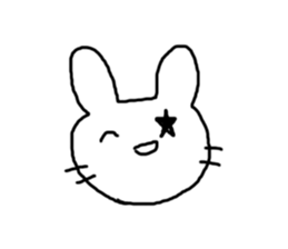 Rabbit mock sticker #3000671