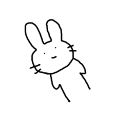 Rabbit mock sticker #3000672