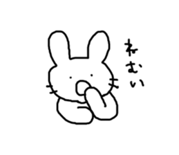Rabbit mock sticker #3000675