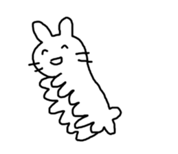 Rabbit mock sticker #3000677