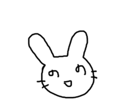 Rabbit mock sticker #3000680
