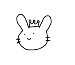 Rabbit mock sticker #3000685