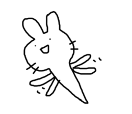 Rabbit mock sticker #3000689