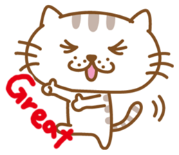 Lovable cat couple2 ENG sticker #3000814