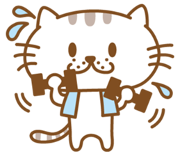 Lovable cat couple2 ENG sticker #3000839