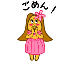 Hawaiian Hula Girls sticker #3000945