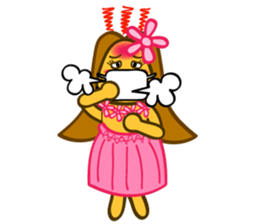 Hawaiian Hula Girls sticker #3000954