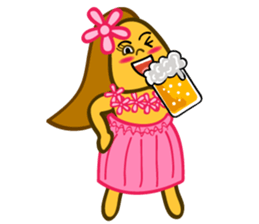 Hawaiian Hula Girls sticker #3000962