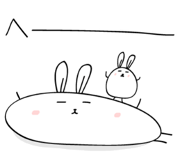 elastic rabbit sticker #3001656