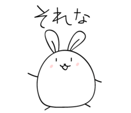 elastic rabbit sticker #3001667