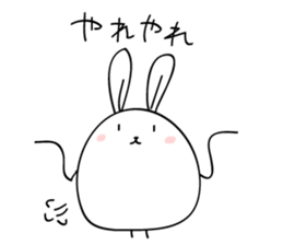 elastic rabbit sticker #3001668