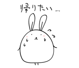 elastic rabbit sticker #3001672