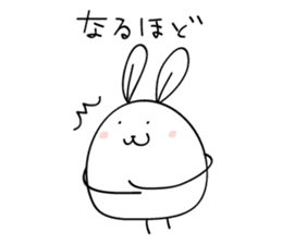 elastic rabbit sticker #3001674