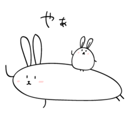 elastic rabbit sticker #3001675