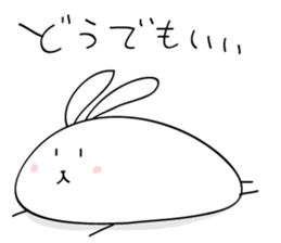 elastic rabbit sticker #3001676